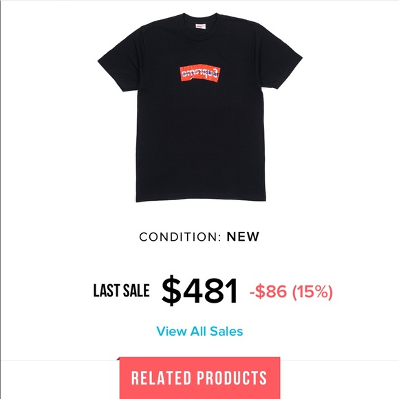 Supreme CDG Box Logo Size XL - Picture 3 of 4